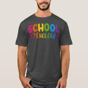 Camiseta Colorido psicólogo escolar Volver al equipo escola