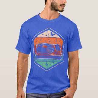 Camiseta Colorido Record Music Vinyl