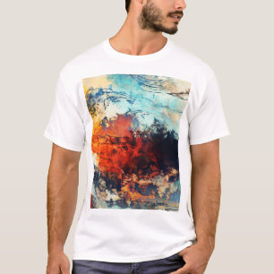 Camiseta Colorido Resumen de arte contemporáneo