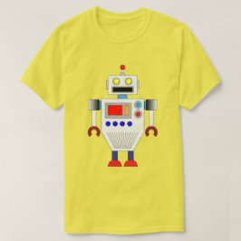 CAMISETA COLORIDO ROBOT TOY: ILUSTRACION GRÁFICO MODERNO