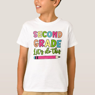 Camiseta Colorido segundo grado Hagamos esto de vuelta a la