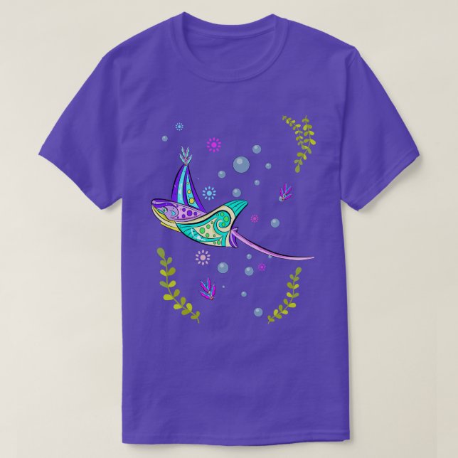 Camiseta Colorido Stingray (Diseño del anverso)