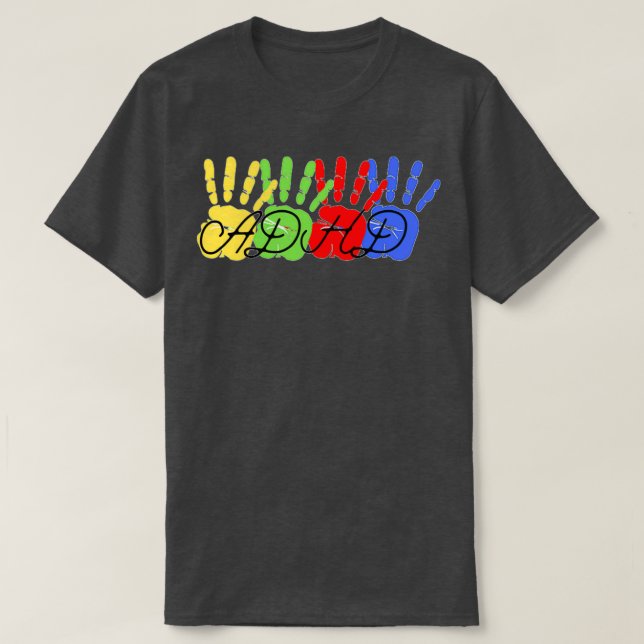 Camiseta Colorido TDAH (Diseño del anverso)