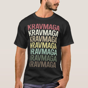 Camiseta Colorido texto Krav Maga