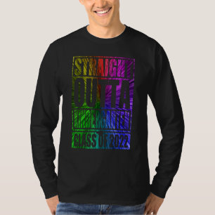 Camiseta Colorido tinte de los lazos directo fuera de la gu