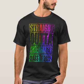 Camiseta Colorido tinte de los lazos directo fuera de la gu
