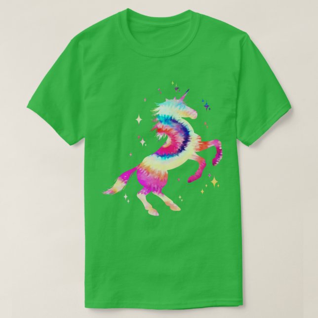 Camiseta Colorido Unicornio (Diseño del anverso)