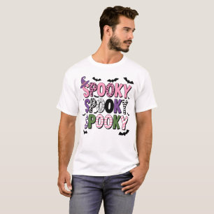 Camiseta Colorido y espeluznante Gorra y murciélago de Hall