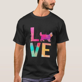 Camiseta Colorido Yorkshire Terrier Dog Mom Gifts Yorkshire