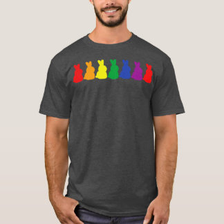 Camiseta Coloridos Bunnies Orgullo arcoiris