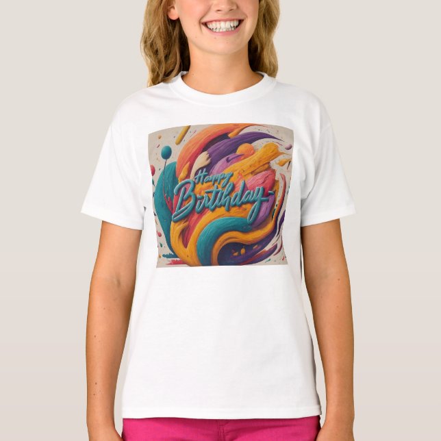 Camiseta Coloridos Chicas Básicos (Anverso)