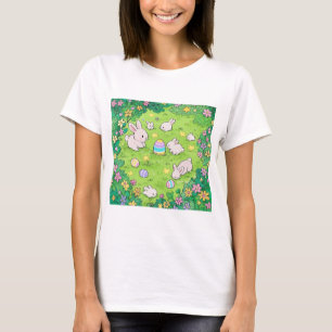 Camiseta Coloridos conejitos de Pascua