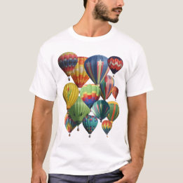 Camiseta Coloridos globos de aire caliente