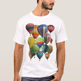 Camiseta Coloridos globos de aire caliente