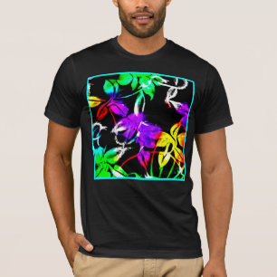 Camiseta Coloridos Y Elegantes Patrones Neones Art