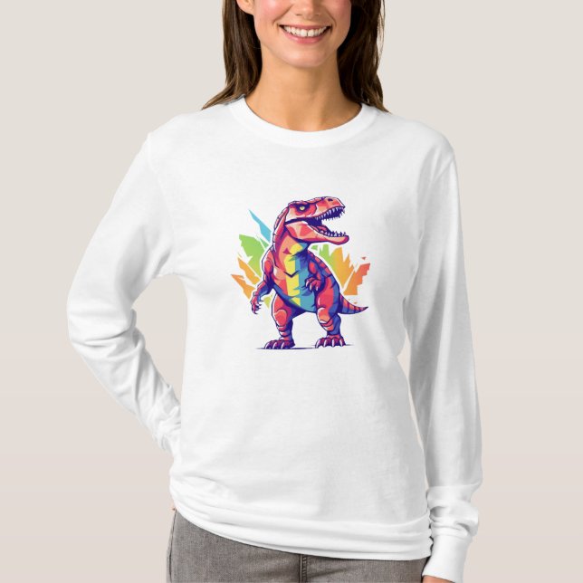 Camiseta Coloroso de los dinosaurios (Anverso)