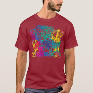 Camiseta Coloroso Trex DJ Techno Music edm Fiesta