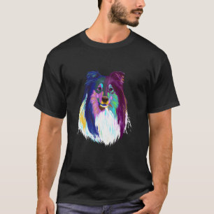 Camiseta Colorous Dog Rough Collie