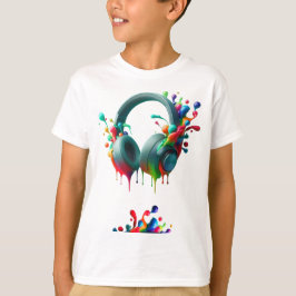 Camiseta Colorul HeadPhone