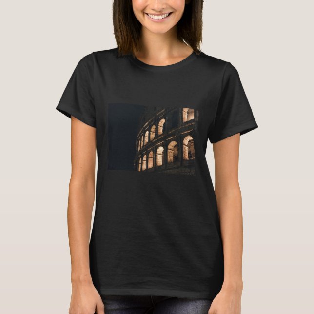 Camiseta coloseo, roma, italia, viaje, europa, (Anverso)