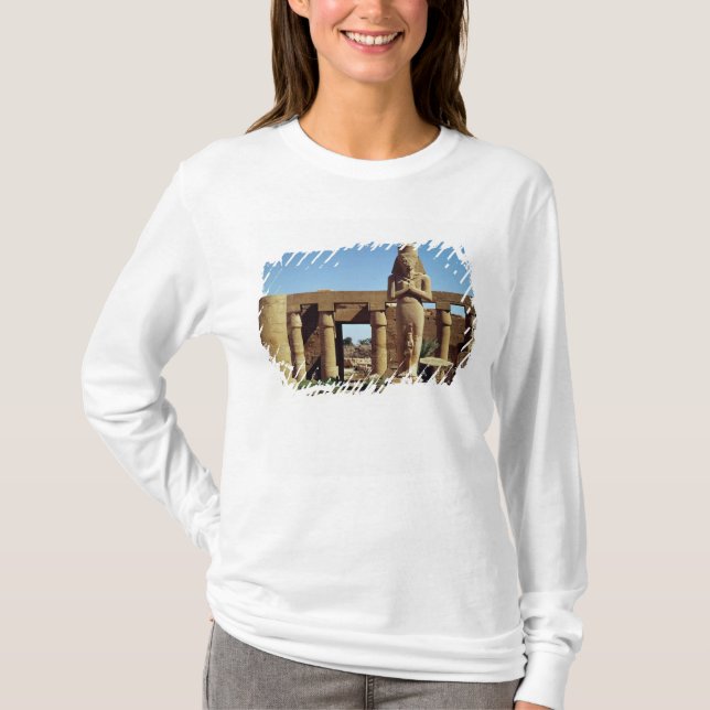 Camiseta Coloso de Ramesses II: estatua derecha de (Anverso)