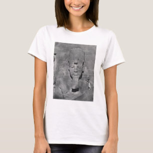 Camiseta Colossal statue of Ramesses II at Abu Simbel, 1850