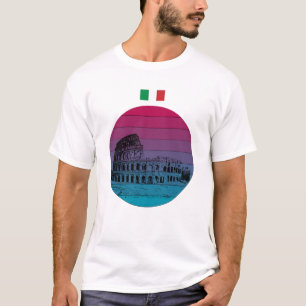 Camiseta Colosseo de Roma T-Shirt Estética de Patrimonio It