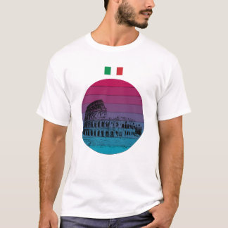 Camiseta Colosseo de Roma T-Shirt Estética de Patrimonio It