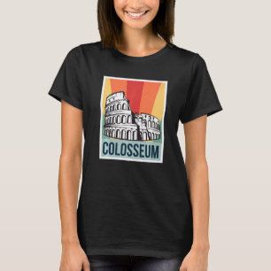 Camiseta Colosseo Retro Desde Roma Italia Los Romanos