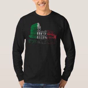 Camiseta Colosseo Roma Orgullo de la Bandera Italiana