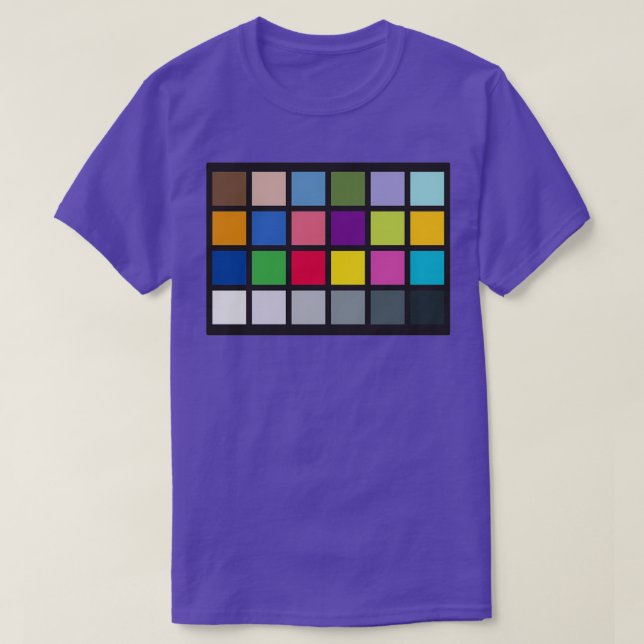 Camiseta ColourChecker  (Diseño del anverso)