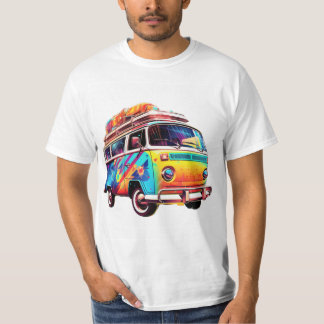 Camiseta Colourful VW Campervan 