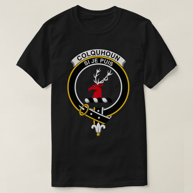 Camiseta Colquhoun Escudo Tartan Clan Scottish Clan (Diseño del anverso)