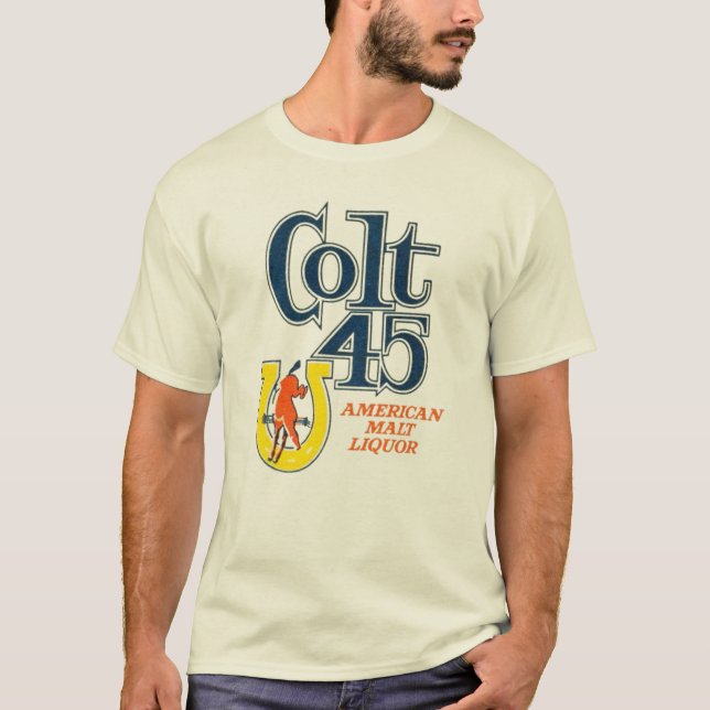 Camiseta Colt 45 Licor de Malta (Anverso)