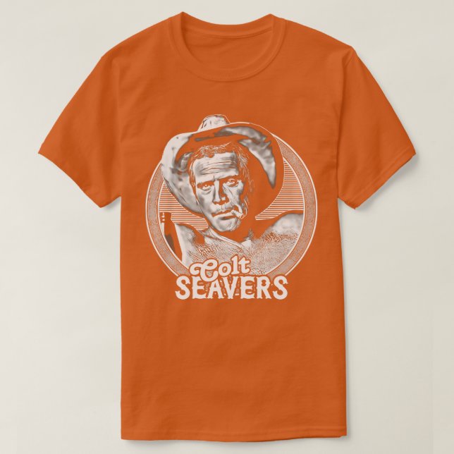 Camiseta Colt Seavers 80 Retro Design (Diseño del anverso)