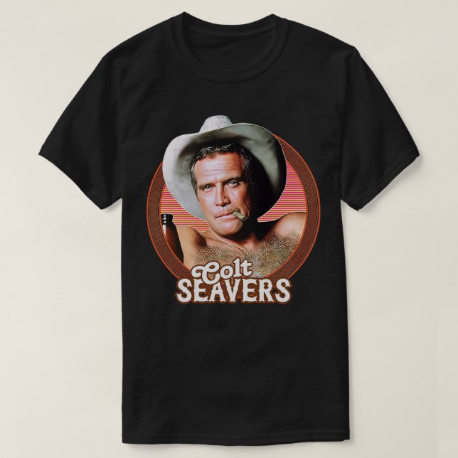 Camiseta Colt Seavers 80 Retro Design (Diseño del anverso)