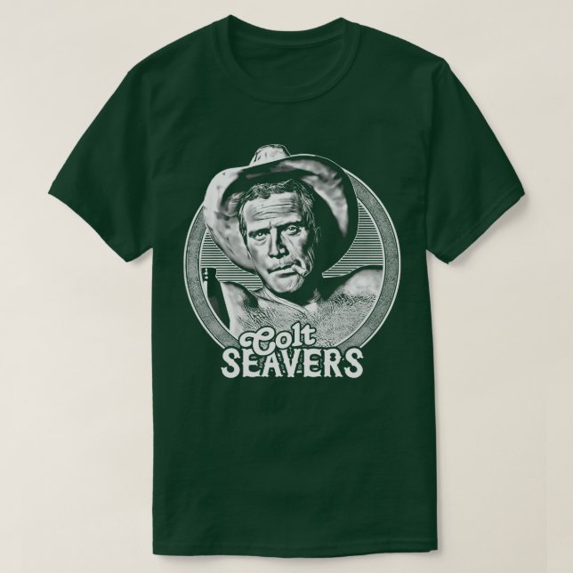 Camiseta Colt Seavers 80s Diseño Retro 1 (Diseño del anverso)