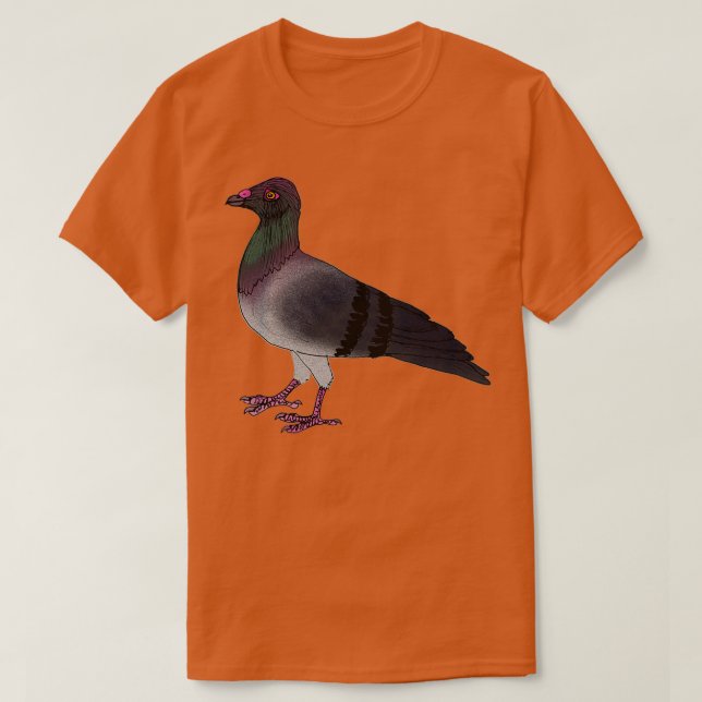 Camiseta Columba livia 2 (Diseño del anverso)