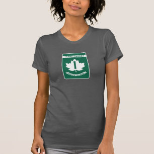 Camiseta Columbia Británica, Rótulo de la carretera de