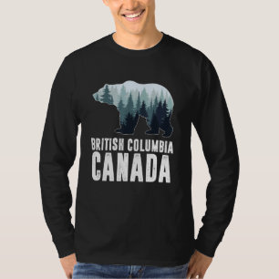 Camiseta Columbia Británica Vancouver Canadá Oso Verde Bosq