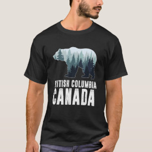Camiseta Columbia Británica Vancouver Canadá Oso Verde Bosq