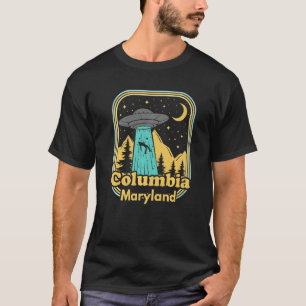 Camiseta Columbia Maryland Ufo Alien Hunter Orgullo Estatal