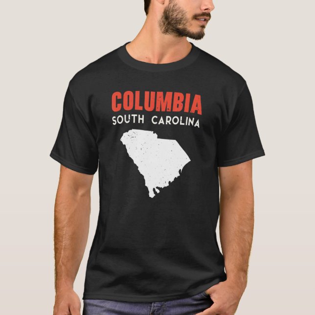 Camiseta Columbia South Carolina USA State America Travel (Anverso)