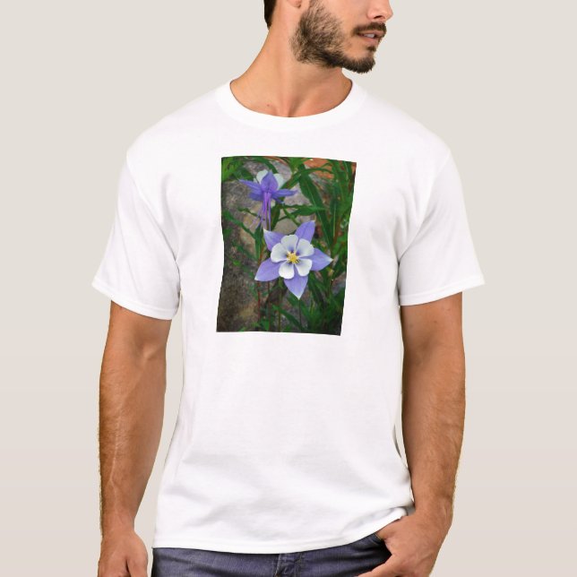 Camiseta Columbina azul (Anverso)