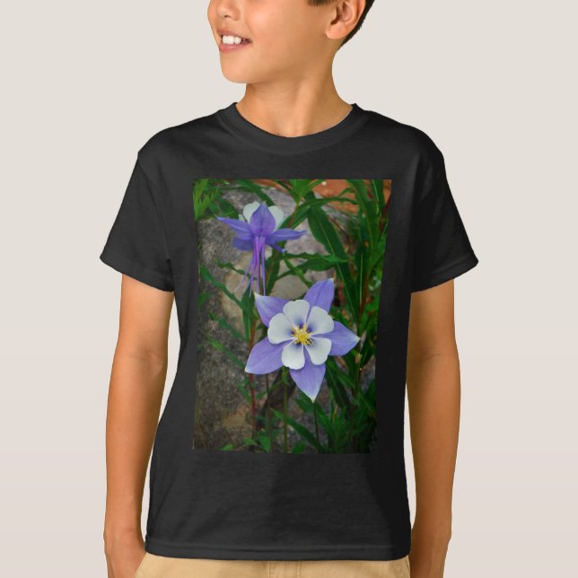 Camiseta Columbina azul (Anverso)
