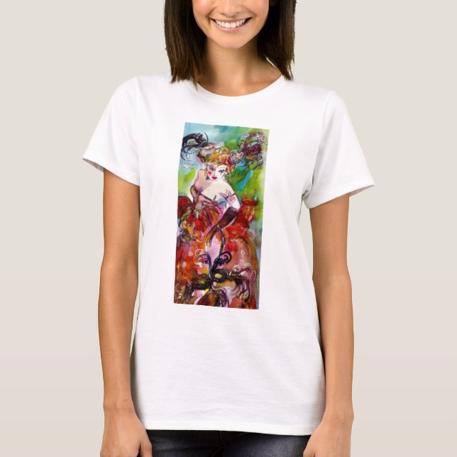 CAMISETA COLUMBINE/MASCARADA VENECIANA (Anverso)