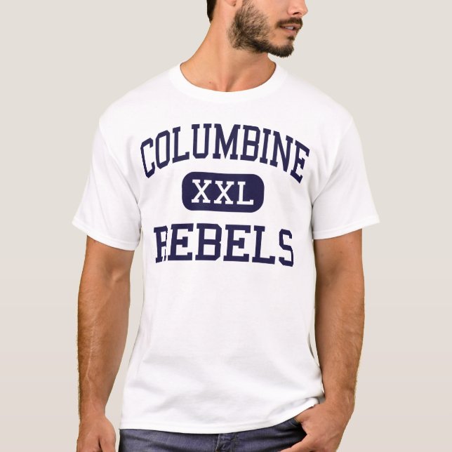 Camiseta Columbine - rebeldes - alto - Sunland California (Anverso)