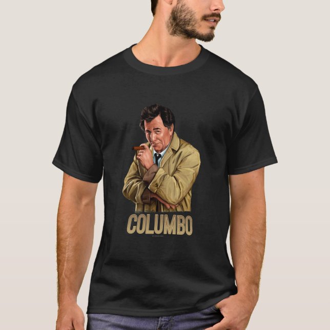 Camiseta Columbo - Programas De Televisión Con Cuello-V (Anverso)