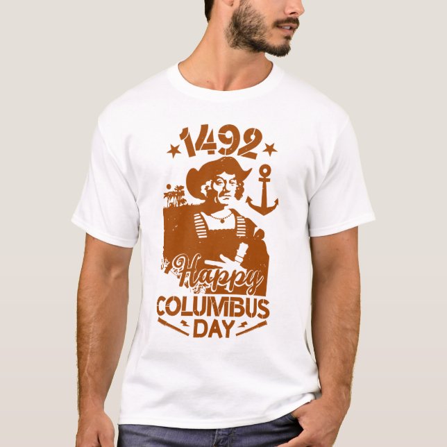 Camiseta Columbus America 1492  (Anverso)