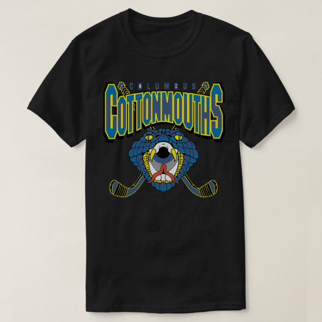 Camiseta Columbus Cottonmouts (Diseño del anverso)